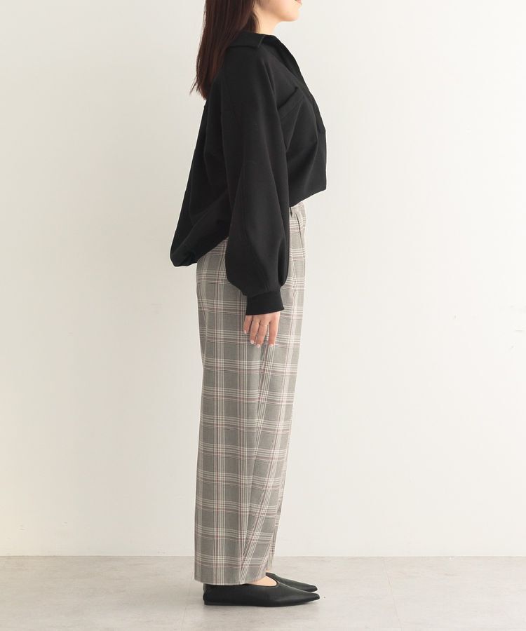 GARAGE OF GOOD CLOTHING「【日本製】チェックBOXタックテーパードパンツ」|その他|