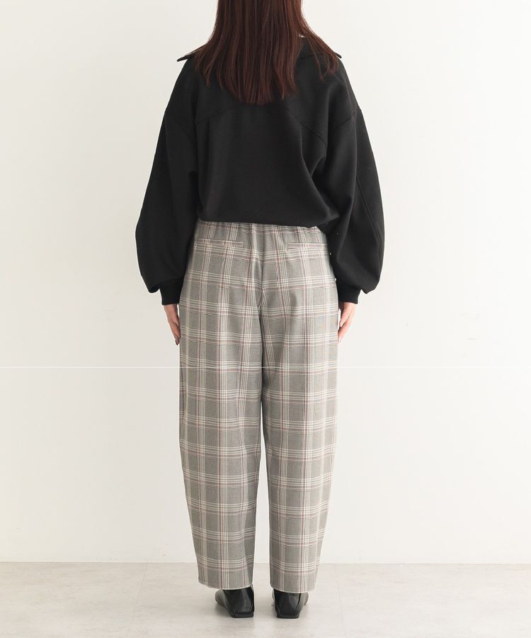 GARAGE OF GOOD CLOTHING「【日本製】チェックBOXタックテーパードパンツ」|その他|