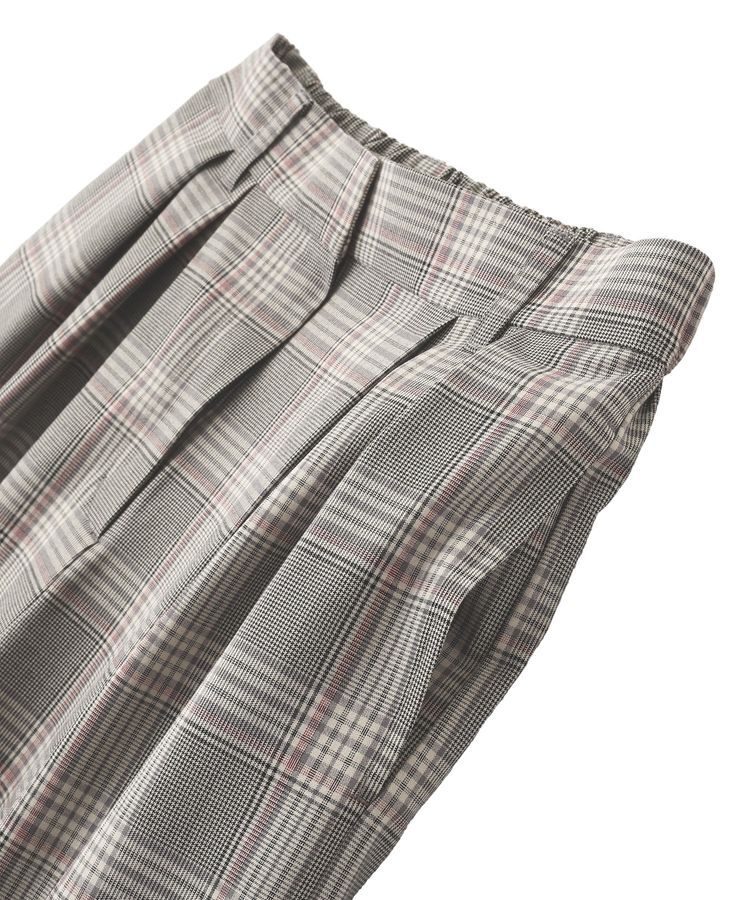 GARAGE OF GOOD CLOTHING「【日本製】チェックBOXタックテーパードパンツ」|その他|