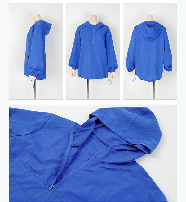 SEA DRESS「フロントジップアクティブパーカー」|ビキニトップス|