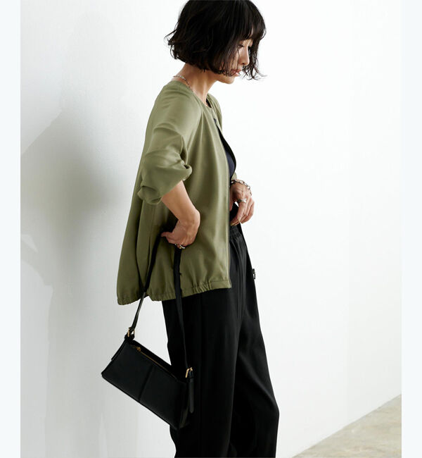 ur's「バルーンシルエットクルーネックブルゾン」|ブルゾン・スタジャン|