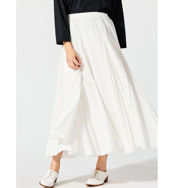 mizuiro ind「mizuiro ind ボリュームフレアスカート」|スカート|