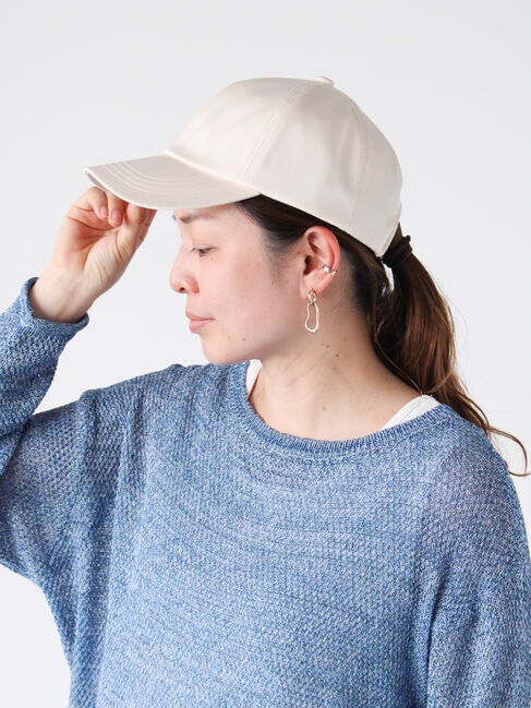 Lugnoncure「サテンキャップ《2025spring catalog item》」|その他|オフホワイト