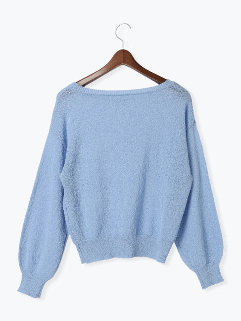 Te chichi TERRASSE「ブークレボートネックニット《2025spring catalog item》」|ニット・セーター|