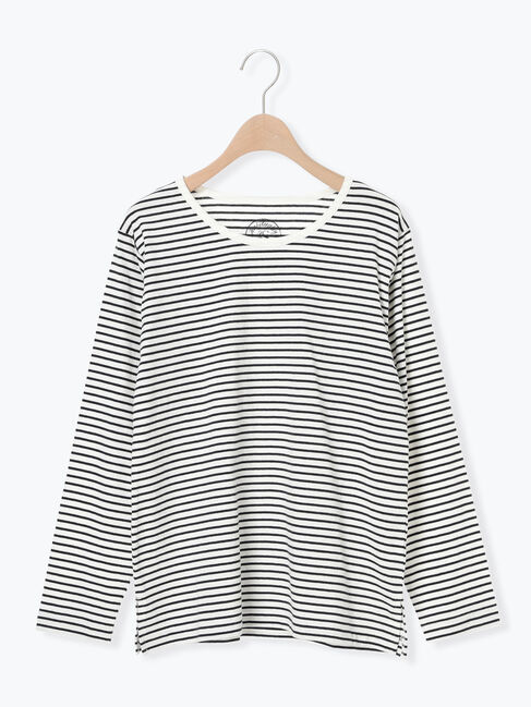 Samansa Mos2「ベーシックロングTシャツ」|Tシャツ・カットソー|
