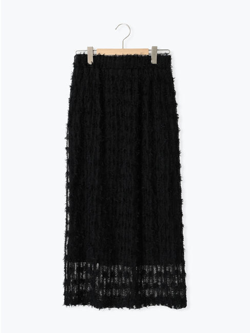 Samansa Mos2 blue「フリンジレーススカート」|スカート|