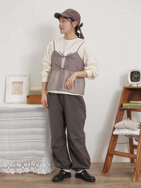 Samansa Mos2「メローインナーSETシアービスチェ」|シャツ・ブラウス|