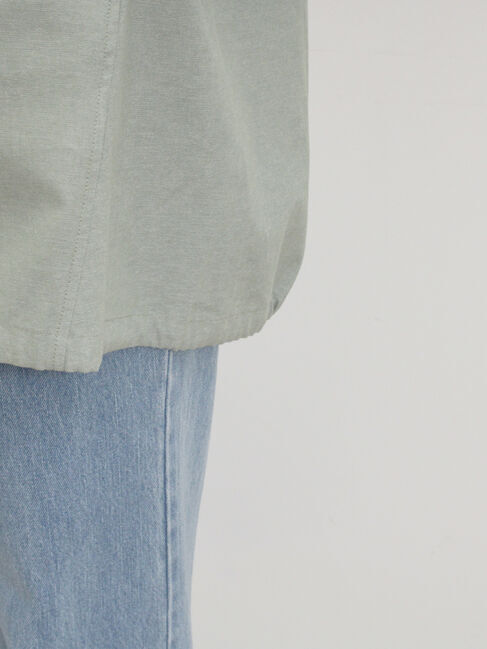 Samansa Mos2「裾ドロストチュニック」|シャツ・ブラウス|