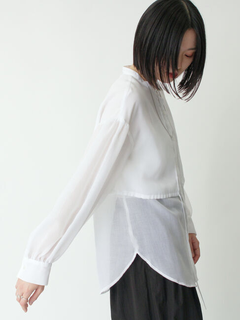 sm2rhythm「ボイルレイヤードブラウス」|シャツ・ブラウス|