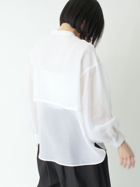 sm2rhythm「ボイルレイヤードブラウス」|シャツ・ブラウス|