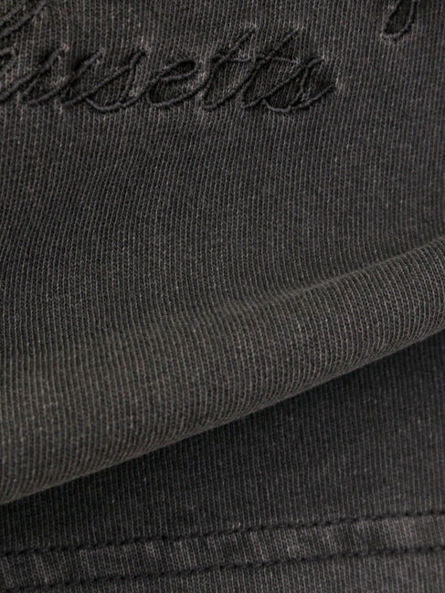 Samansa Mos2「ピグメント加工ロゴ刺繍ロングTシャツ」|Tシャツ・カットソー|