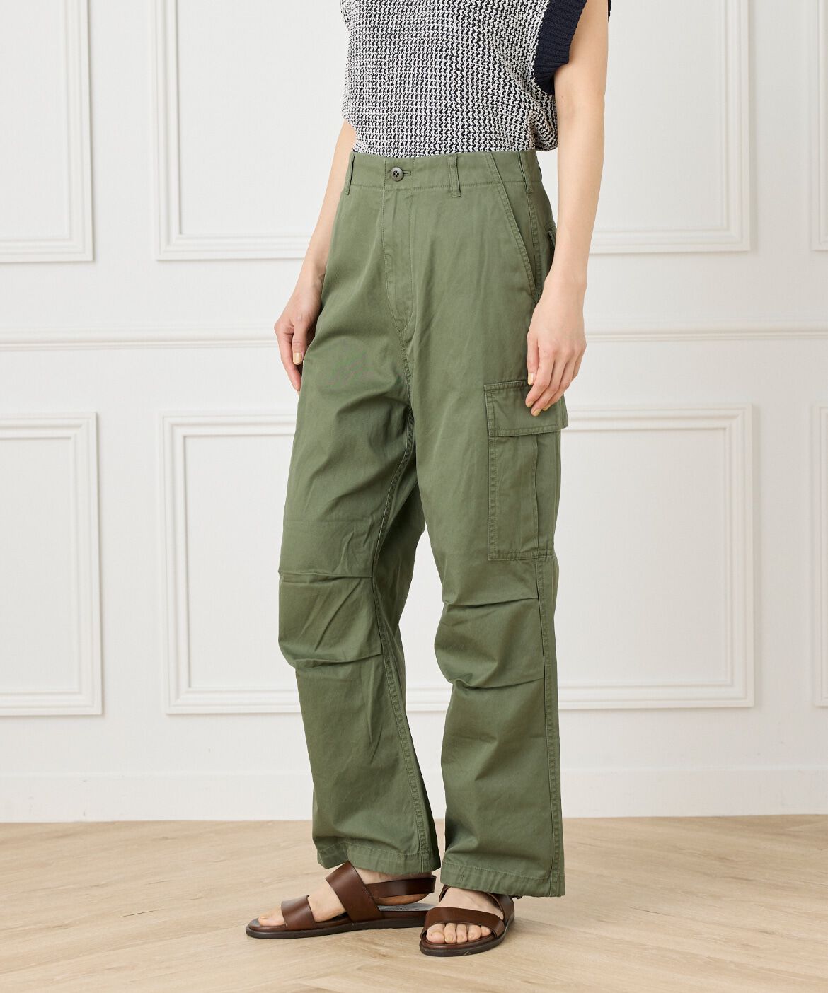 INED「ミリタリーパンツ《YVON》」|カーゴ|