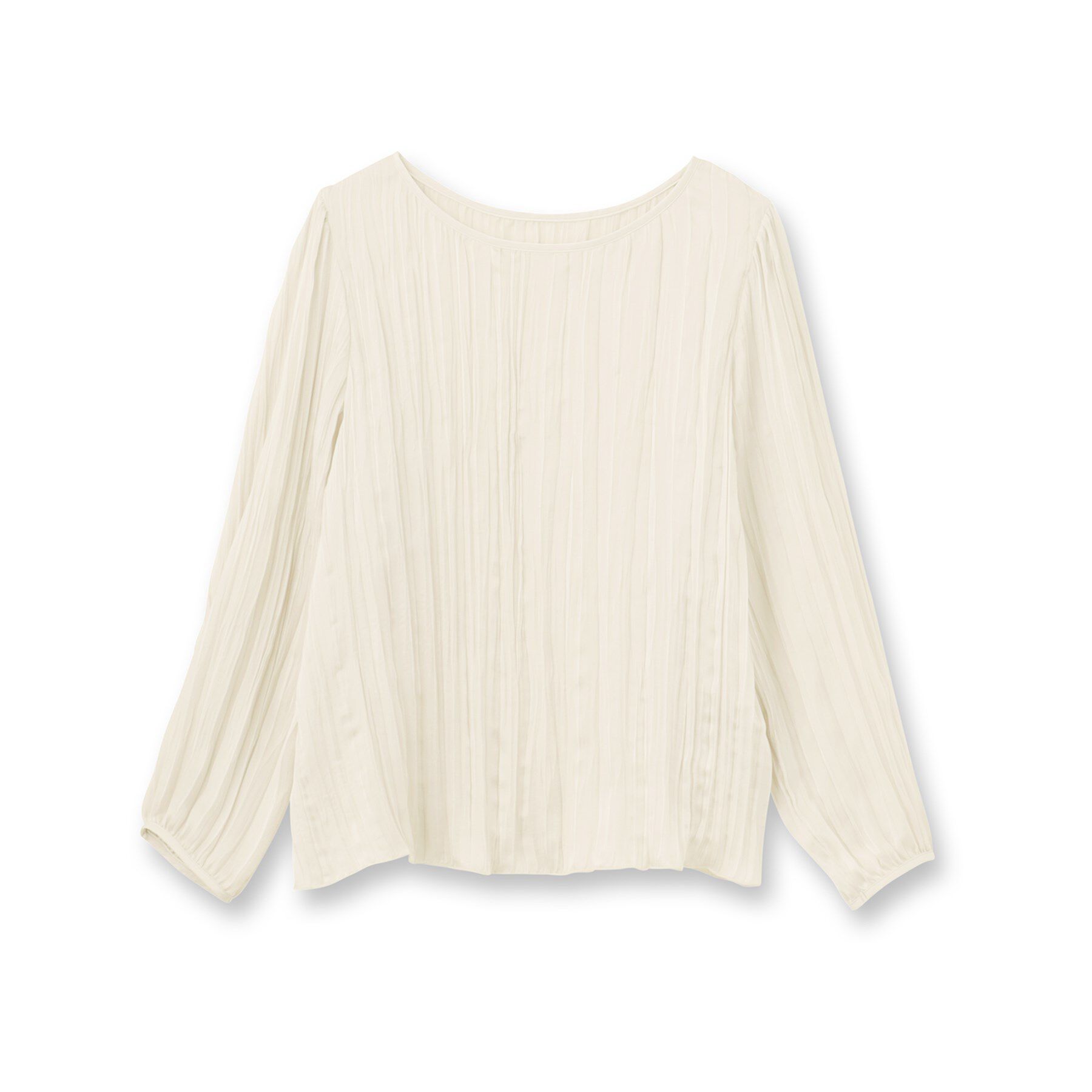 UNTITLED「【きれいめ/エレガント】サテンオーガンジー インナーブラウス」|シャツ・ブラウス|