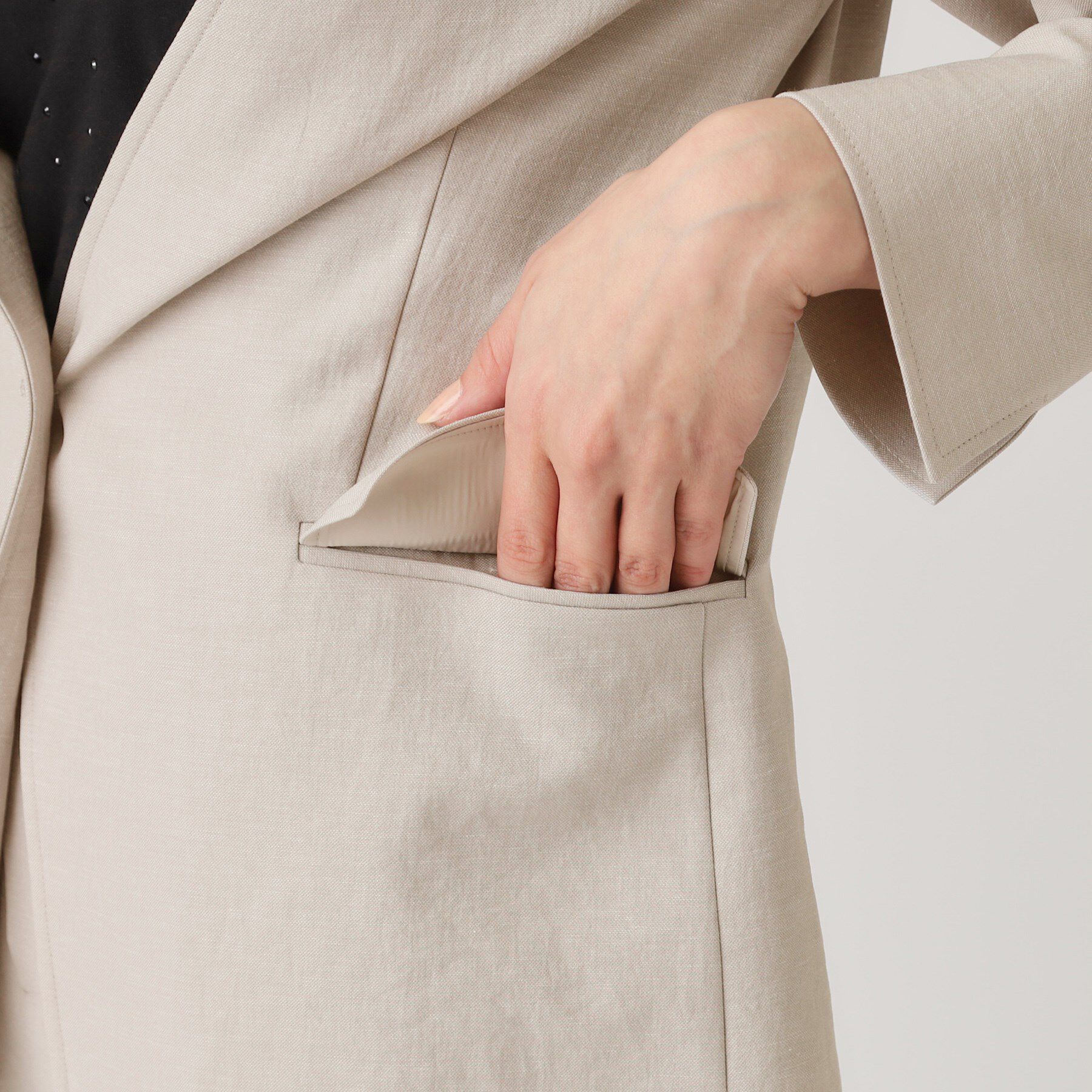 COUP DE CHANCE「【洗える／日本製】ノーカラージャケット」|ノーカラージャケット|