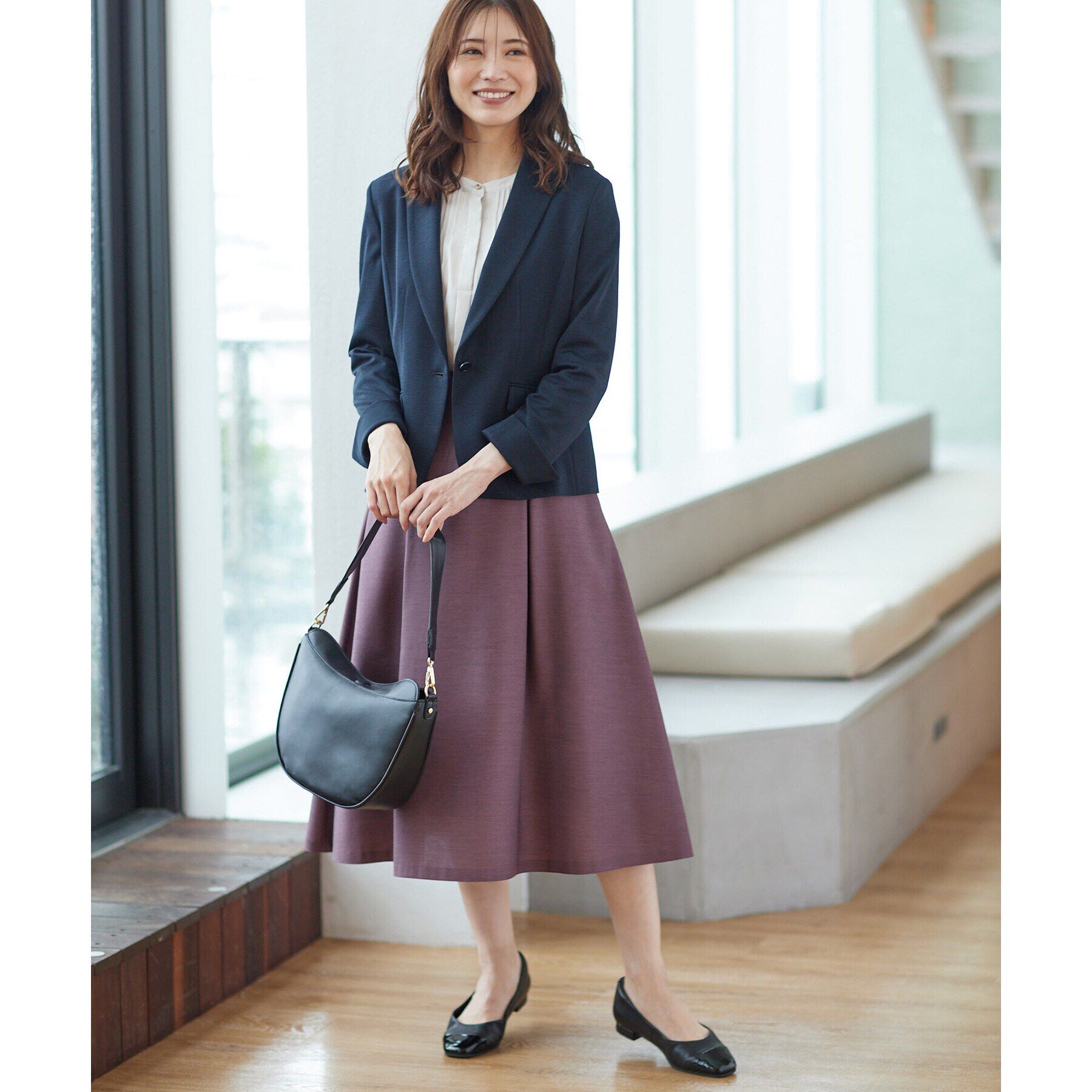 Reflect「【コートの上からでも肩掛けしやすい！／たっぷり収納／WEB限定カラーあり】&rsquo;24秋冬 毎日ミディアム」|ショルダー・メッセンジャー|