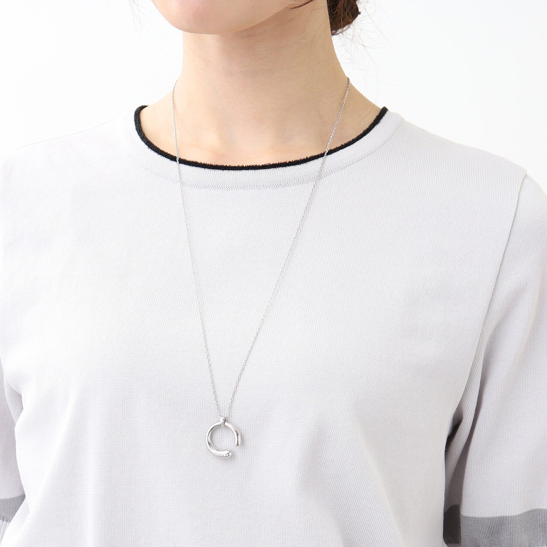 Reflect「リングラインストーンネックレス」|ネックレス|