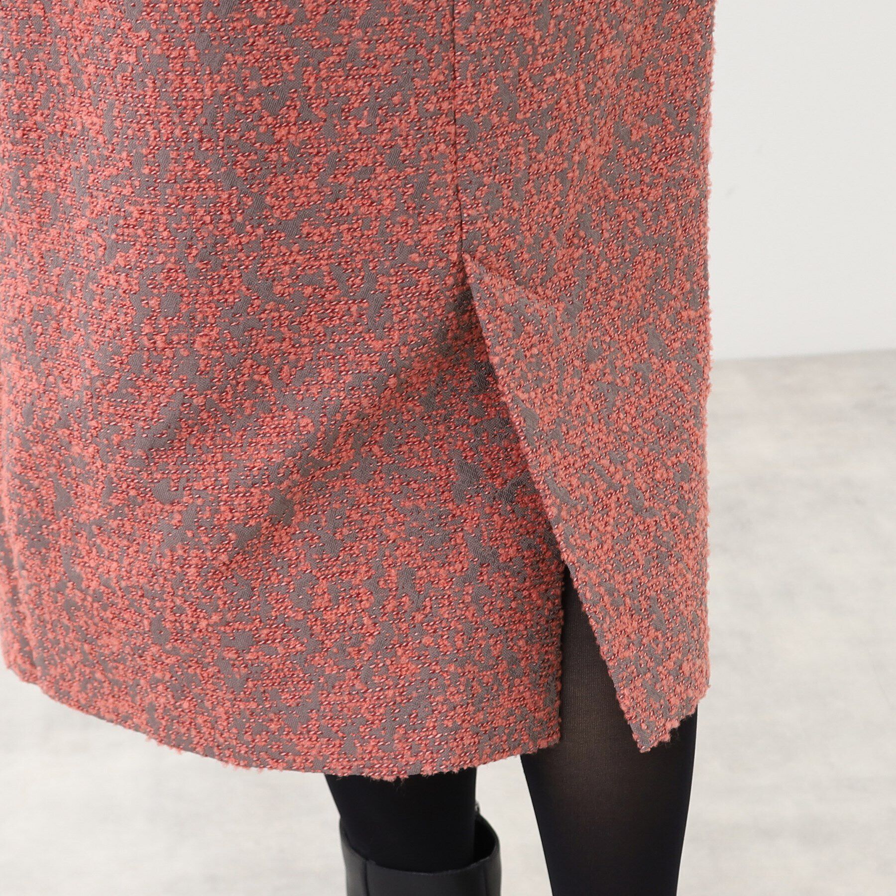 Reflect「フラワージャカードタイトスカート」|スカート|