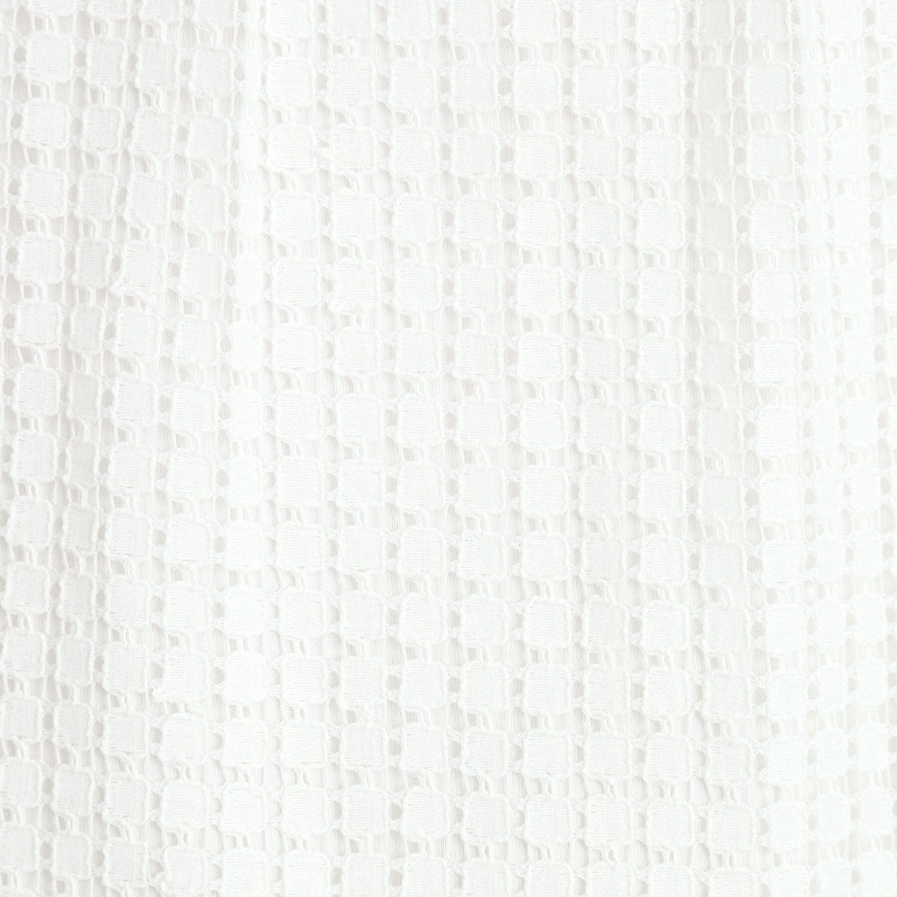 Reflect「【夏SALE／手洗い可】幾何柄レースブラウス」|シャツ・ブラウス|