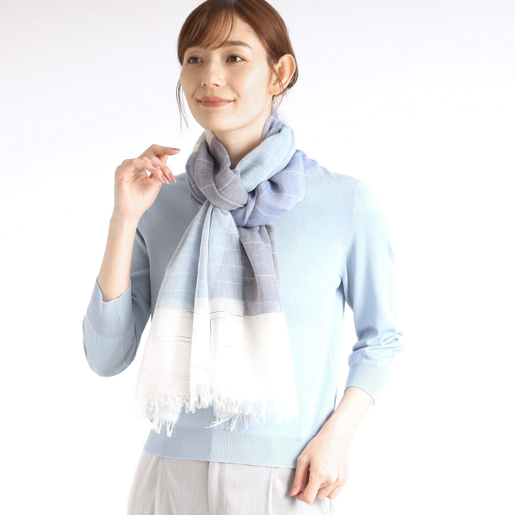 Reflect「【夏SALE】涼しげストライプストール」|ストール|