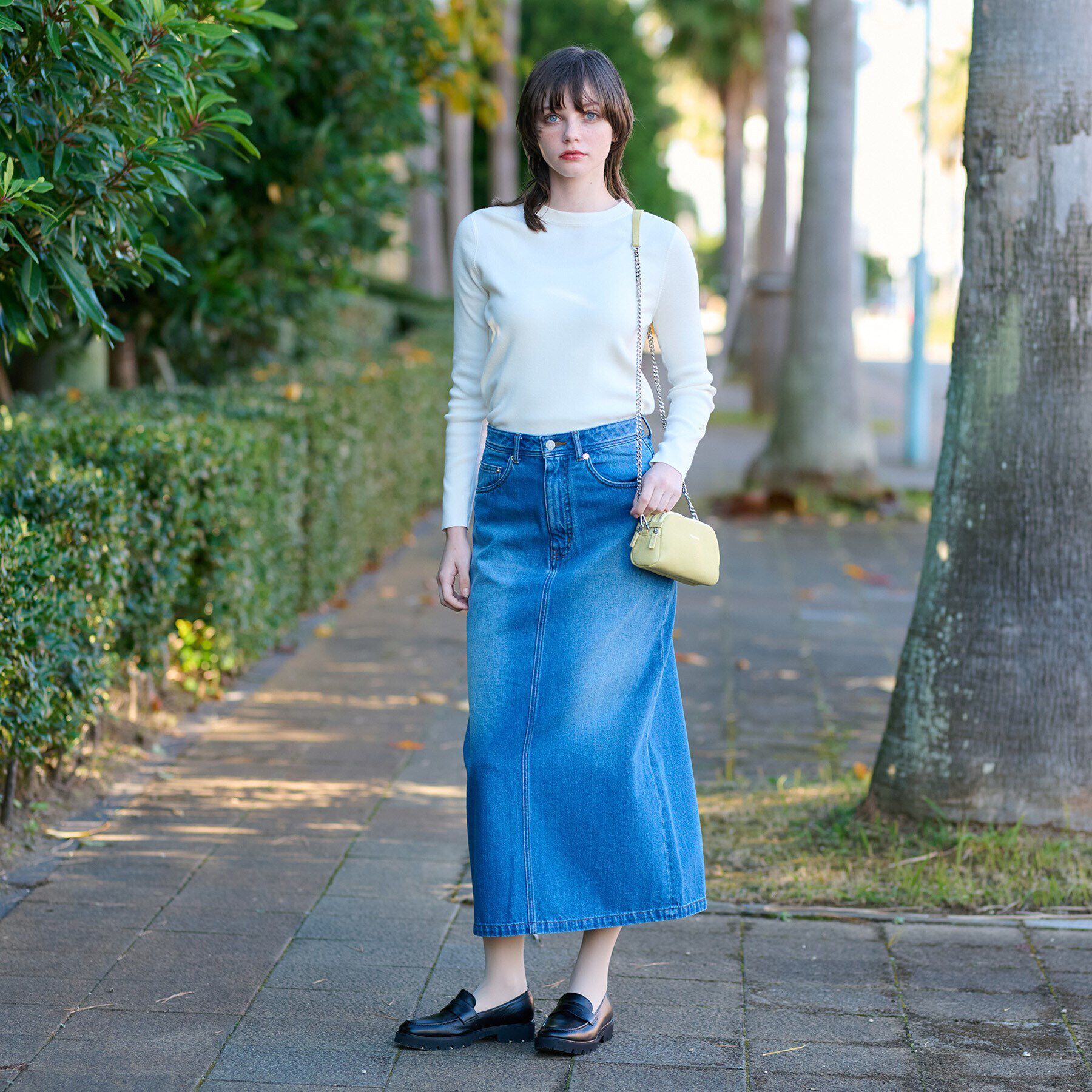 DRESSTERIOR「コットンフルニードルプルオーバーニット」|ニット・セーター|