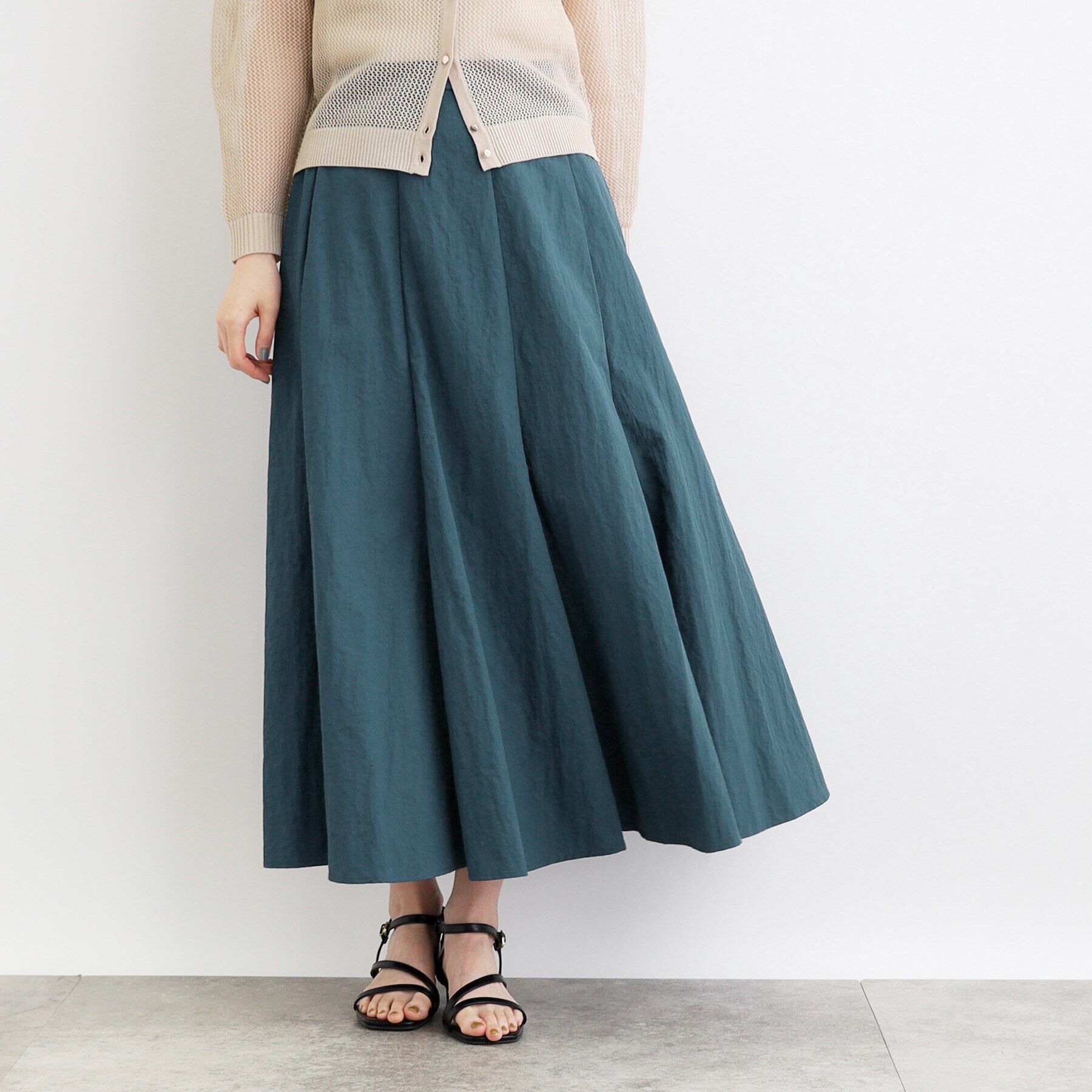 grove「ナイロンワッシャーボリュームスカート」|スカート|