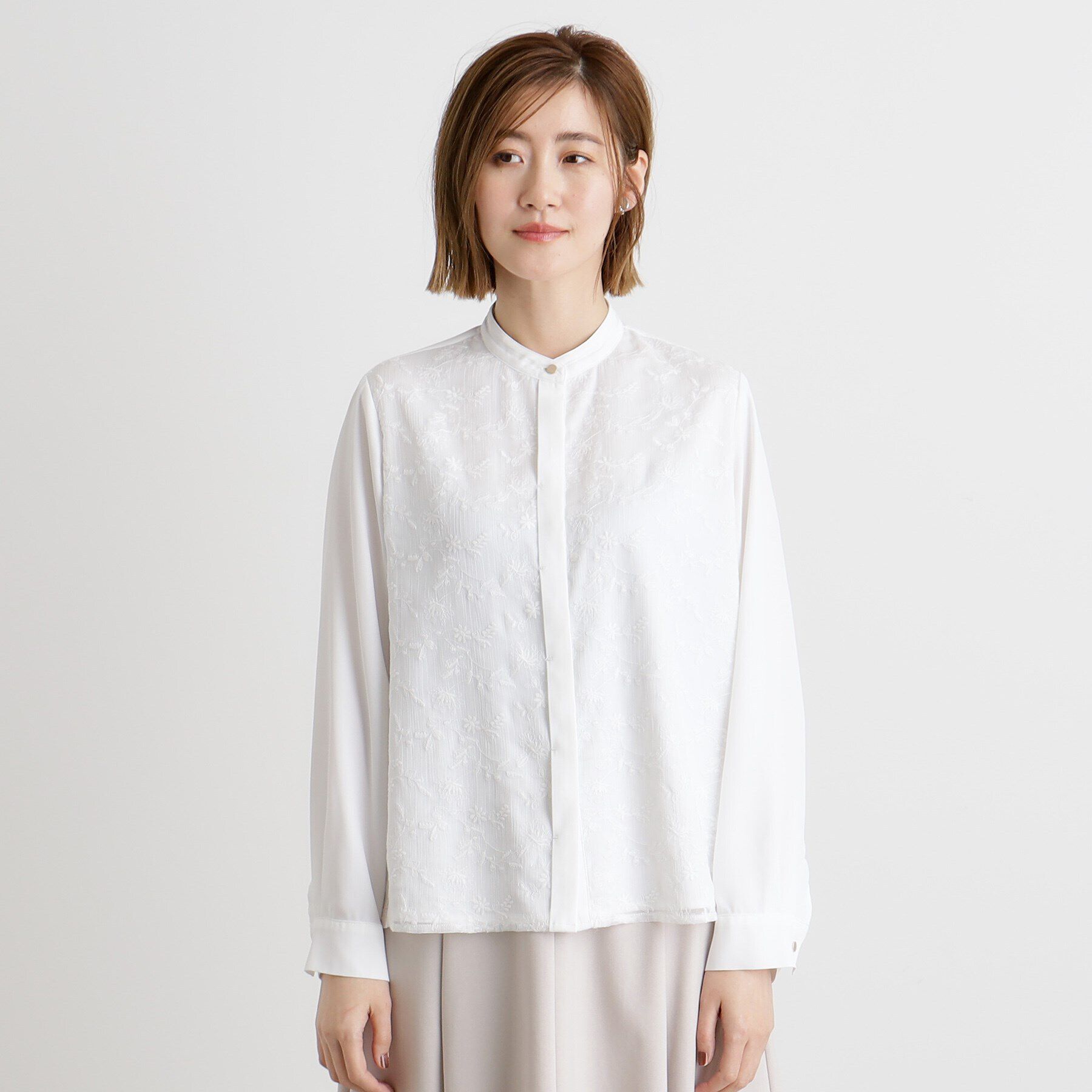 grove「刺繍シャツブラウス」|シャツ・ブラウス|