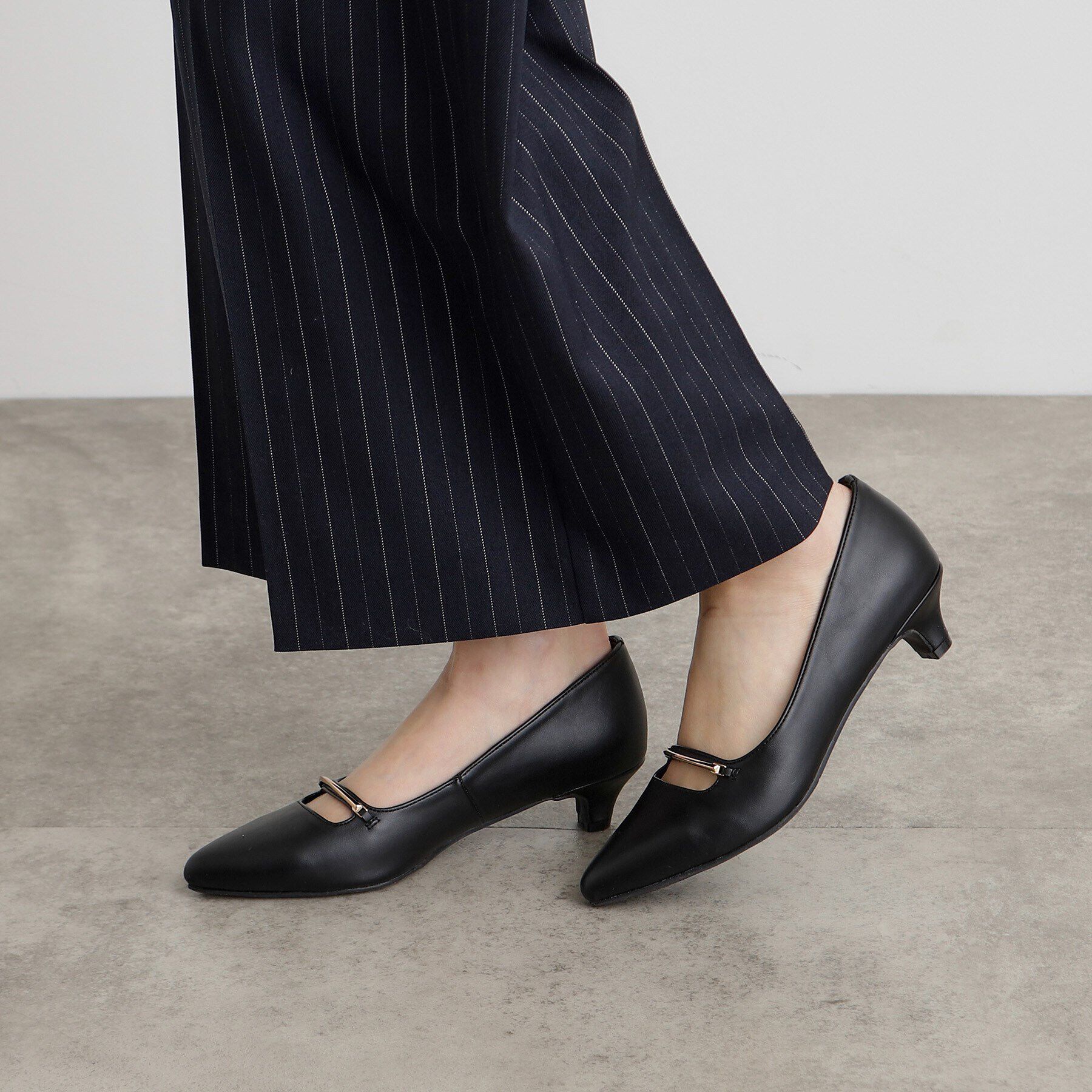 grove「メタルパーツスリットデザインパンプス【入卒対応可】」|パンプス|
