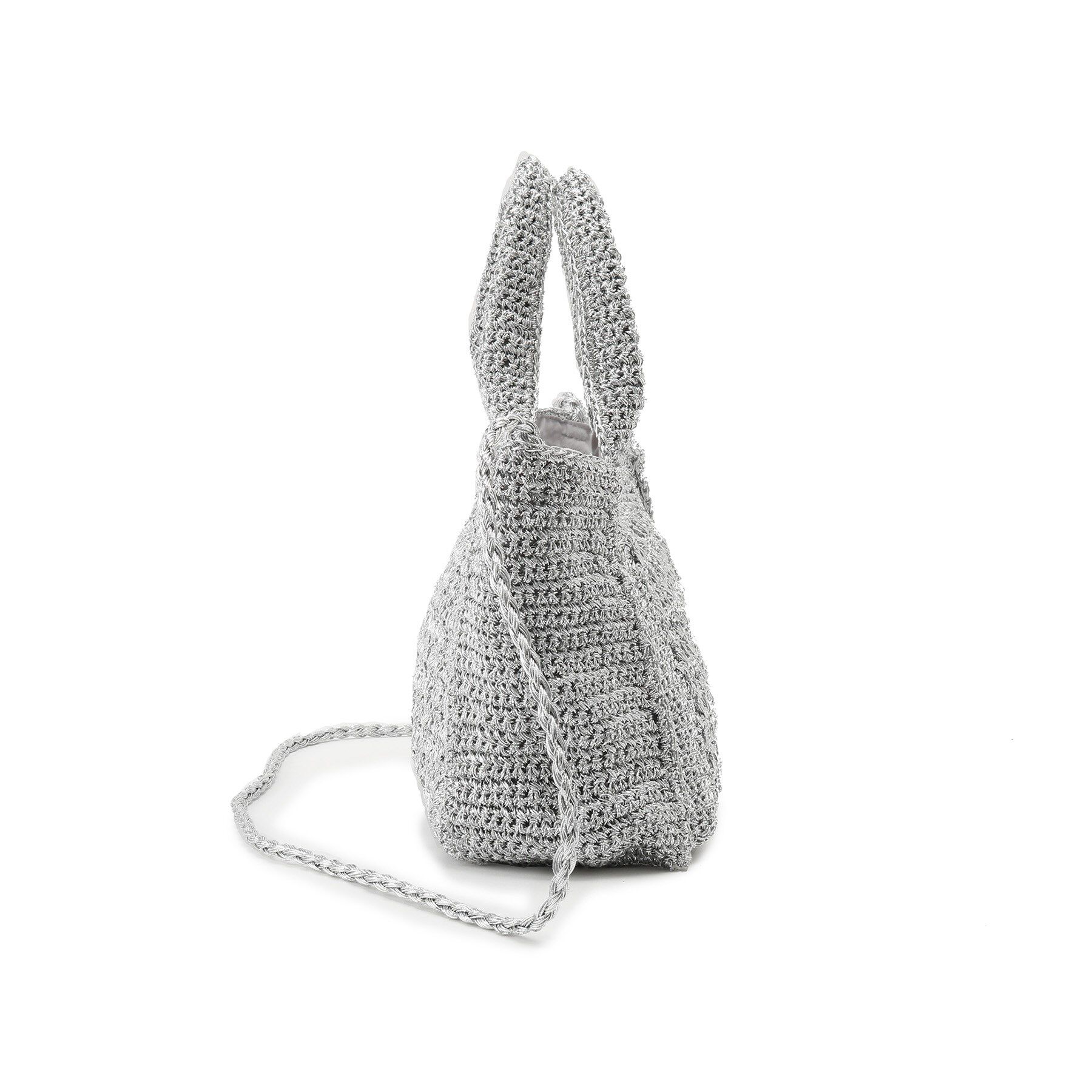 grove「【雑誌掲載】ラメコードスクエア2WAYトート」|トートバッグ|