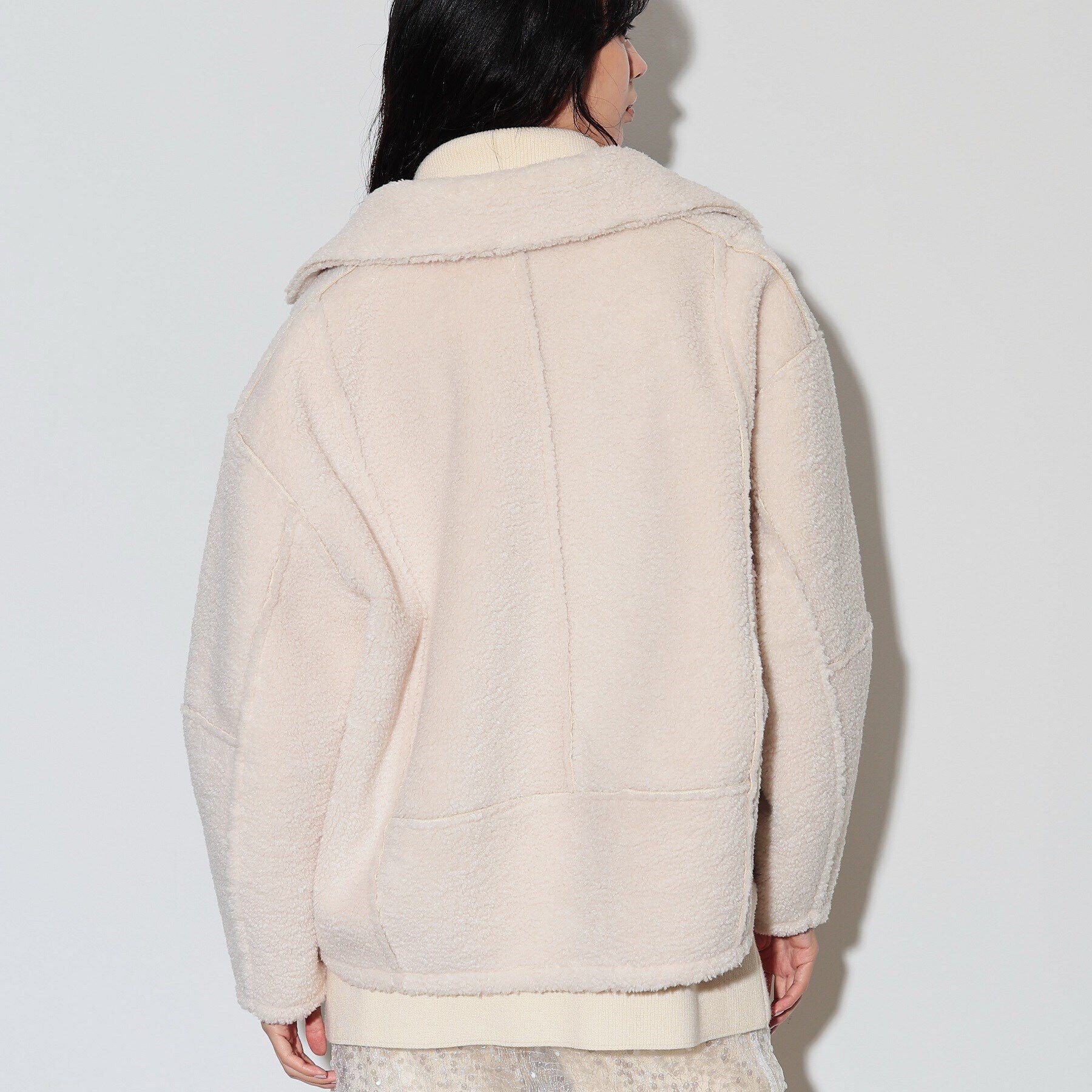 GALLEST「【WEB限定】リバーシブルムートン調ブルゾン」|ブルゾン・スタジャン|