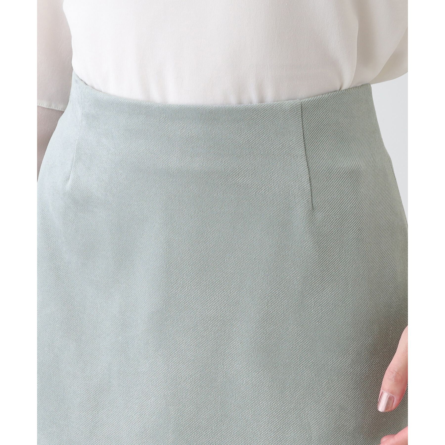 INDIVI「【洗える／UVケア】スエード調フレアスカート」|スカート|