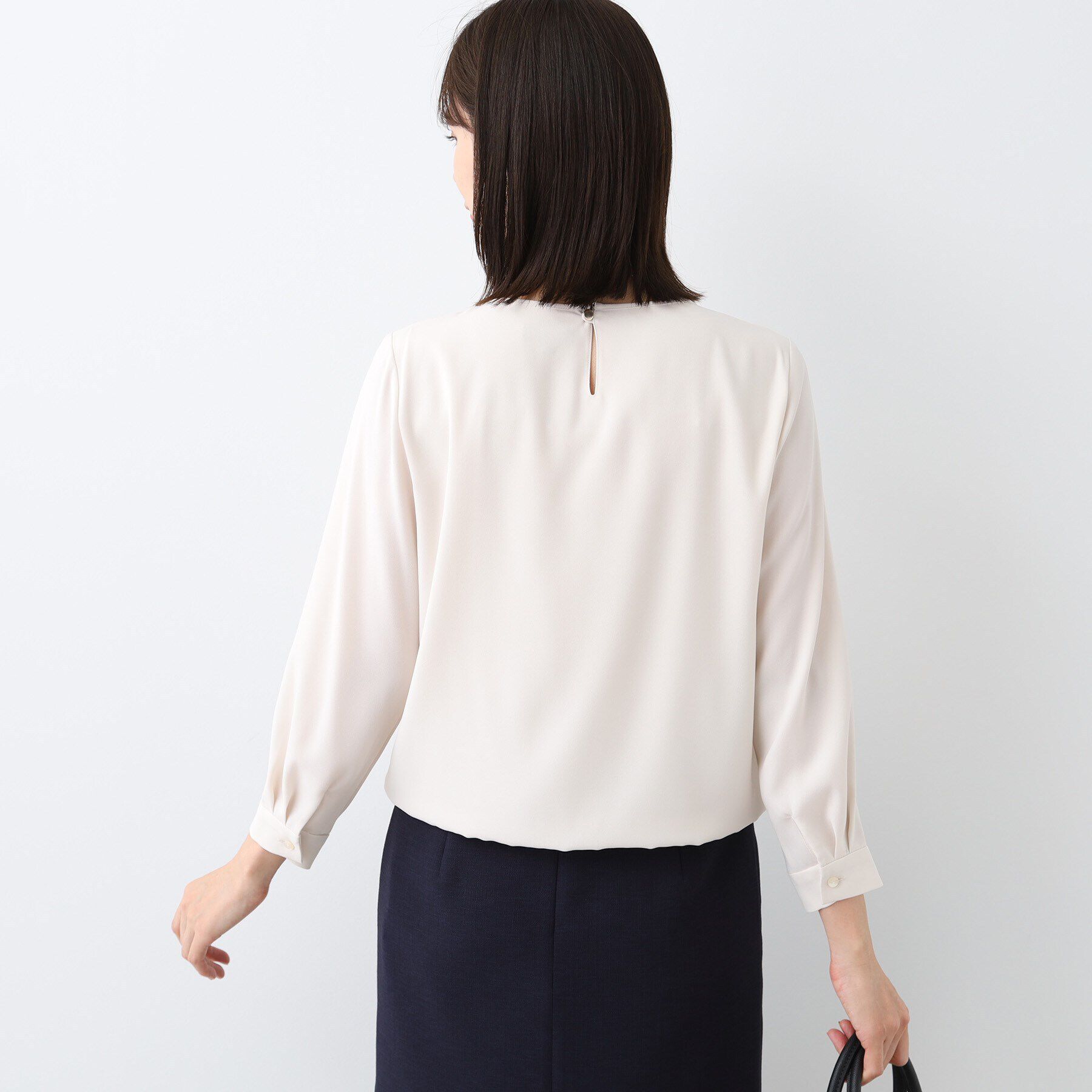 INDIVI「【洗える／UVケア】ピンタックブラウス」|シャツ・ブラウス|