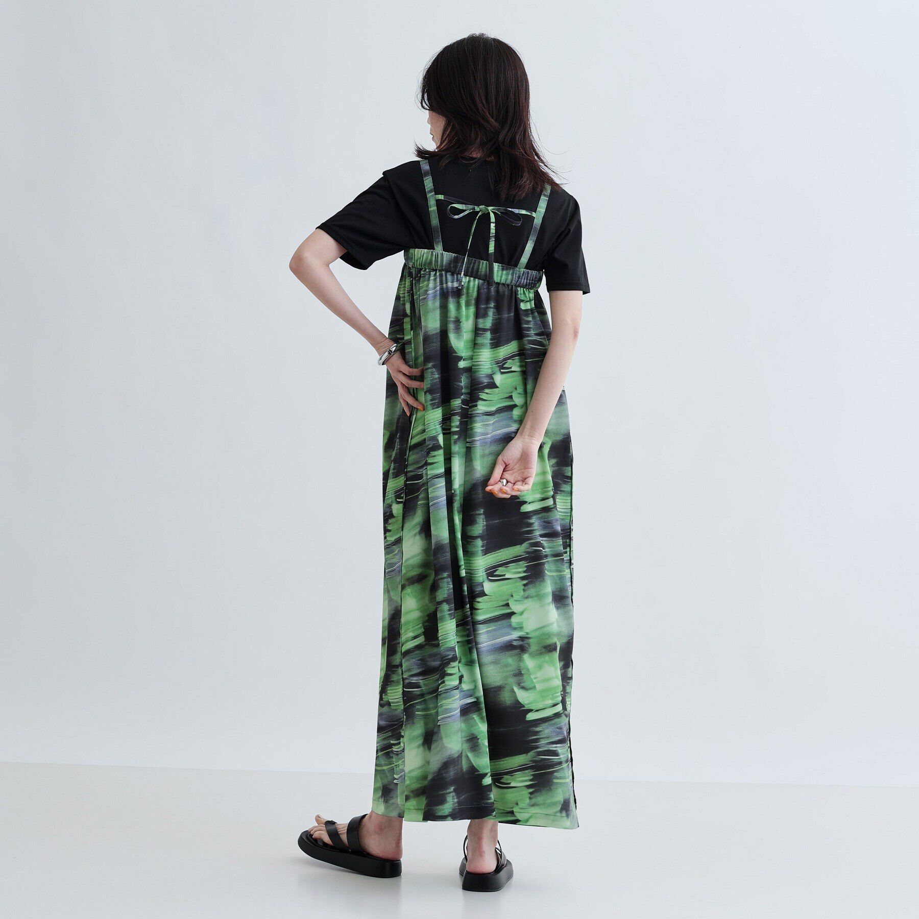 GALLEST「デジタルプリントキャミワンピース」|ワンピース|