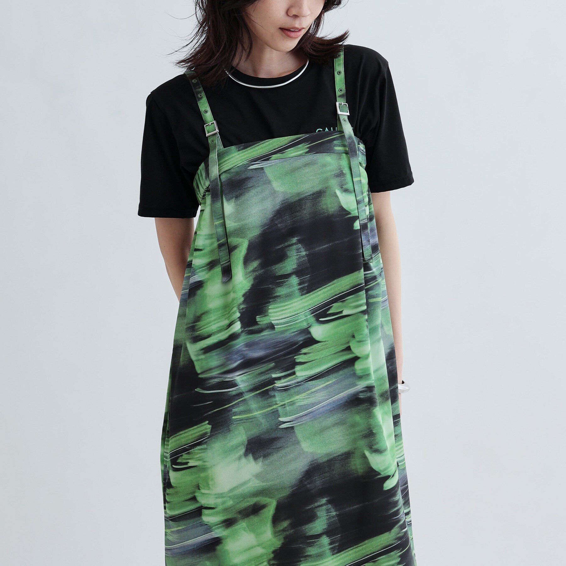 GALLEST「デジタルプリントキャミワンピース」|ワンピース|