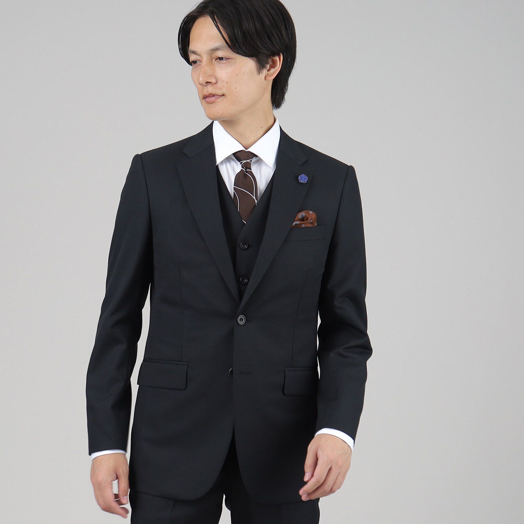 TAKEO KIKUCHI「マイクロデザイン ベスト」|スーツ|