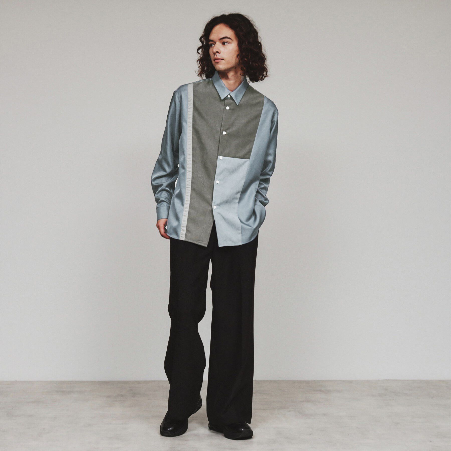 tk.TAKEO KIKUCHI「ヌバックスイッチシャツ」|シャツ・ブラウス|