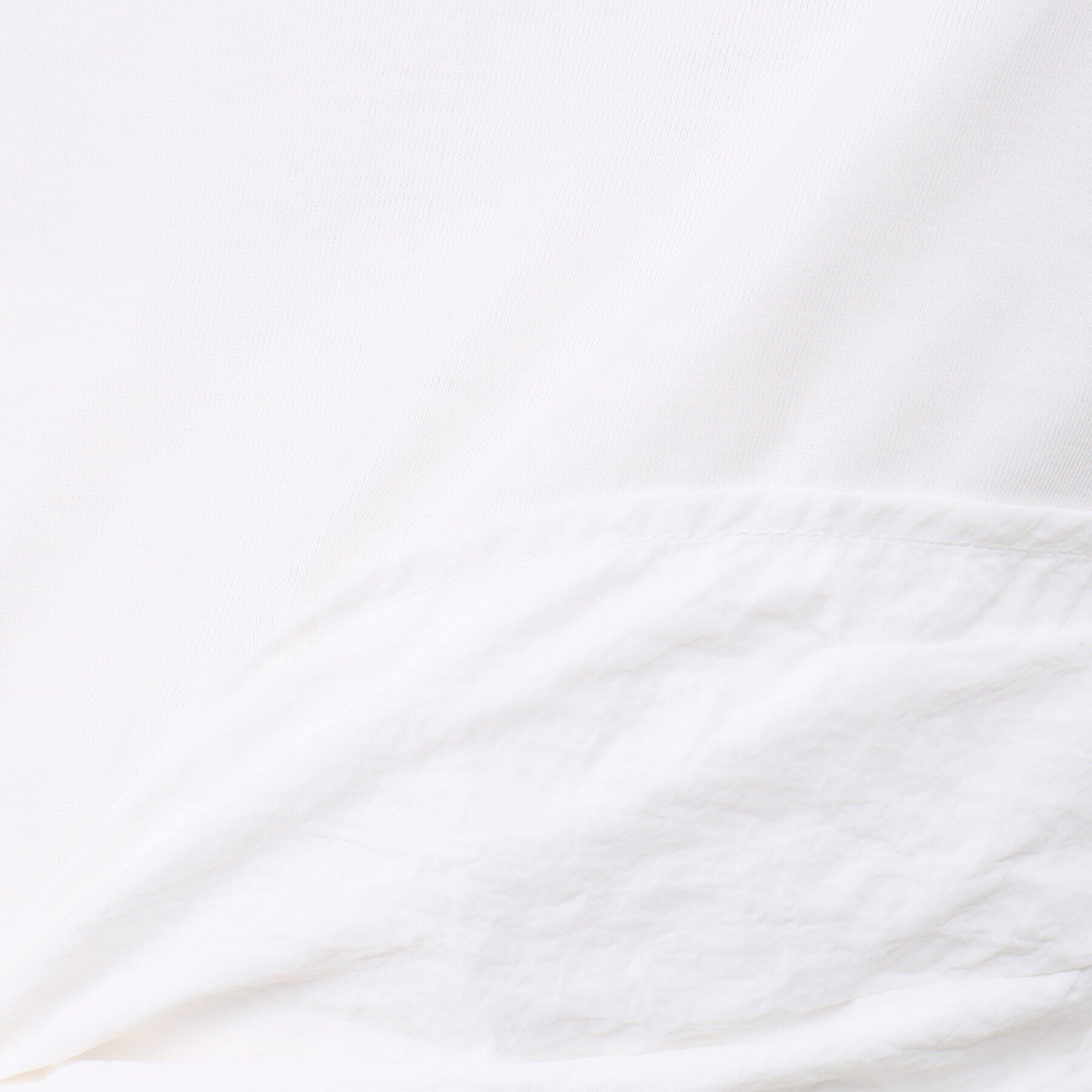 OPAQUE.CLIP「リボンビスチェドッキングカットソー【洗濯機洗い可】」|Tシャツ・カットソー|