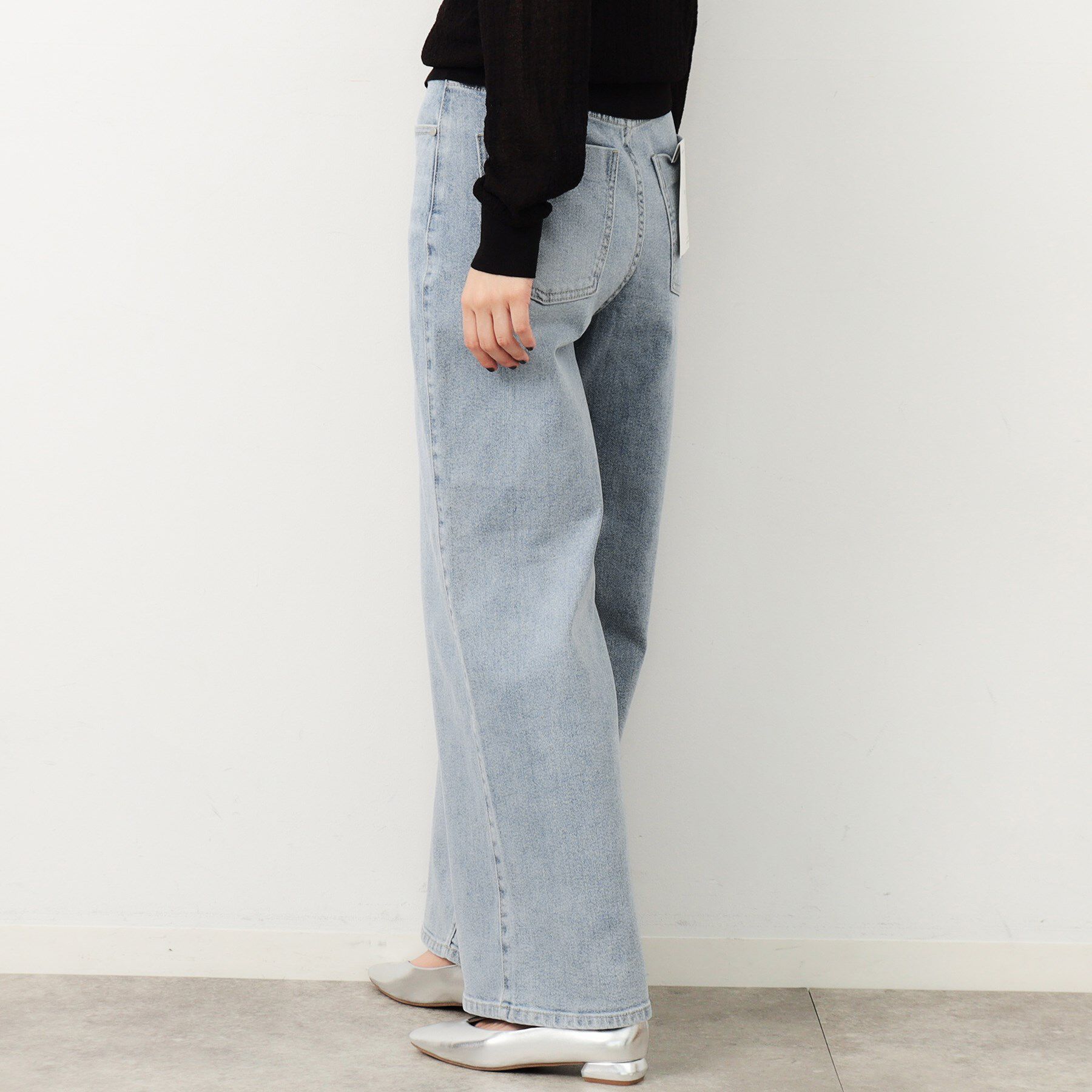 OPAQUE.CLIP「ストレッチバギーデニム／オーガニックコットン混【洗濯機洗い可】」|その他|