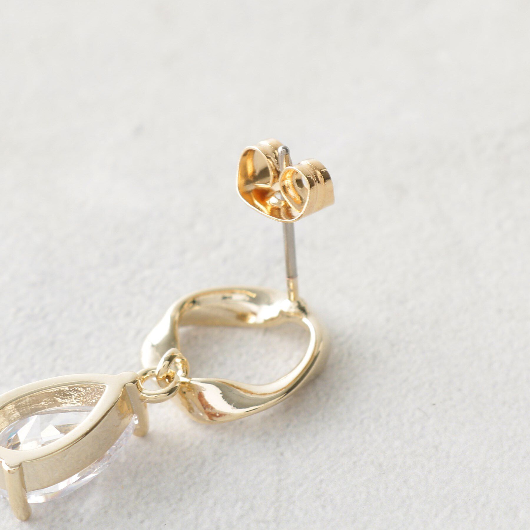 OPAQUE.CLIP「クリアビジュー&times;メタルピアス」|ピアス|