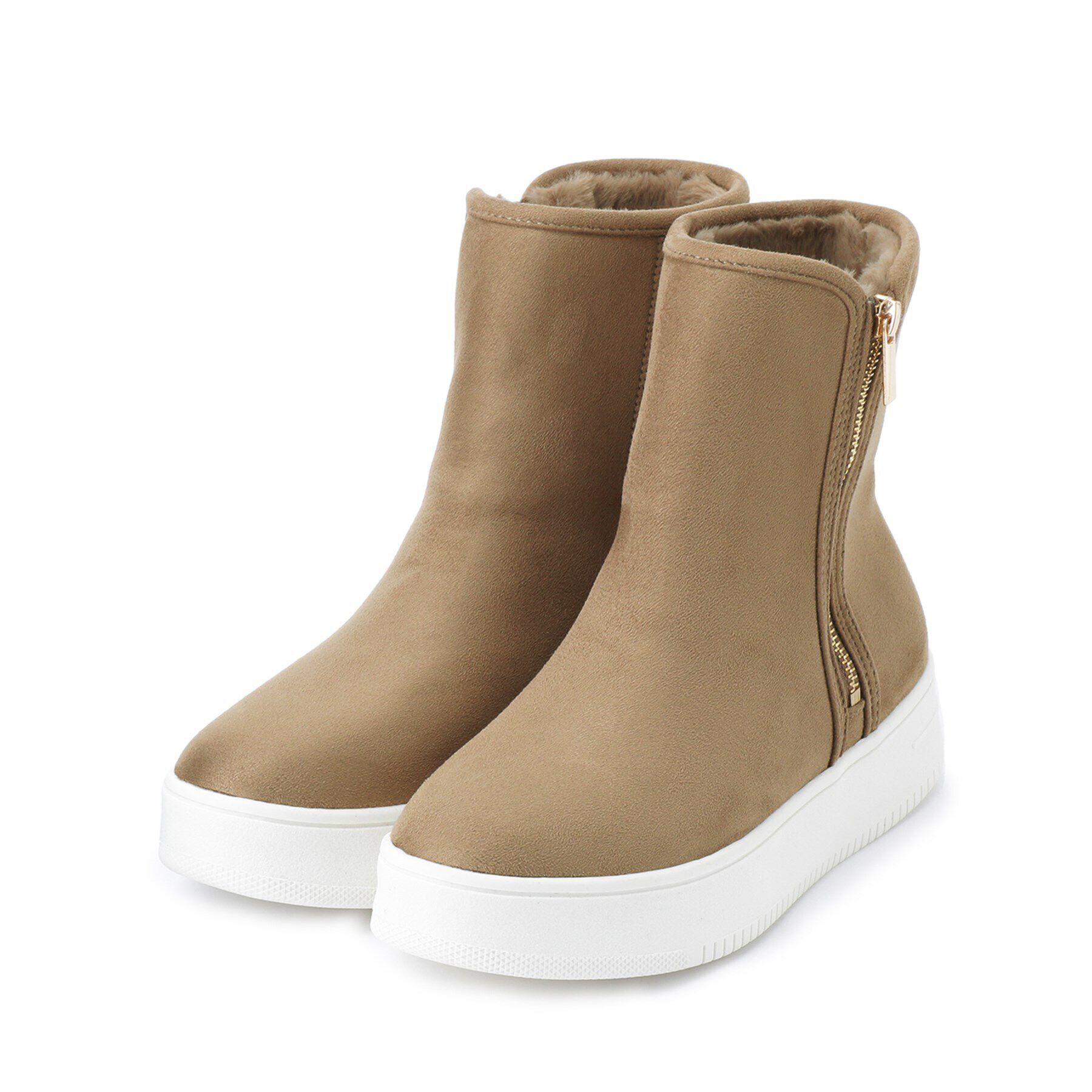 OPAQUE.CLIP「スニーカーソールサイドジップブーツ」|ショートブーツ|