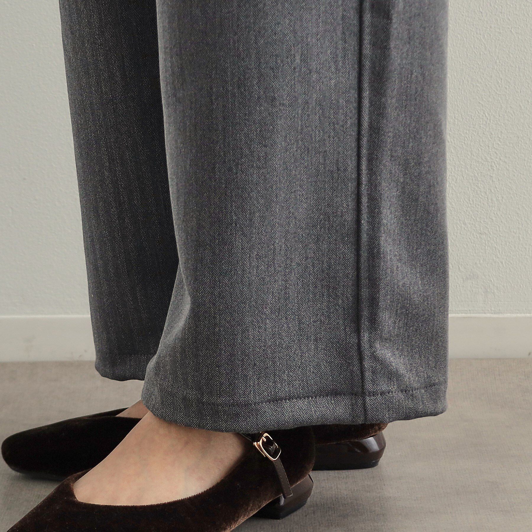 OPAQUE.CLIP「ヘリンボーンイージーカーゴパンツ【洗濯機洗い可】」|その他|