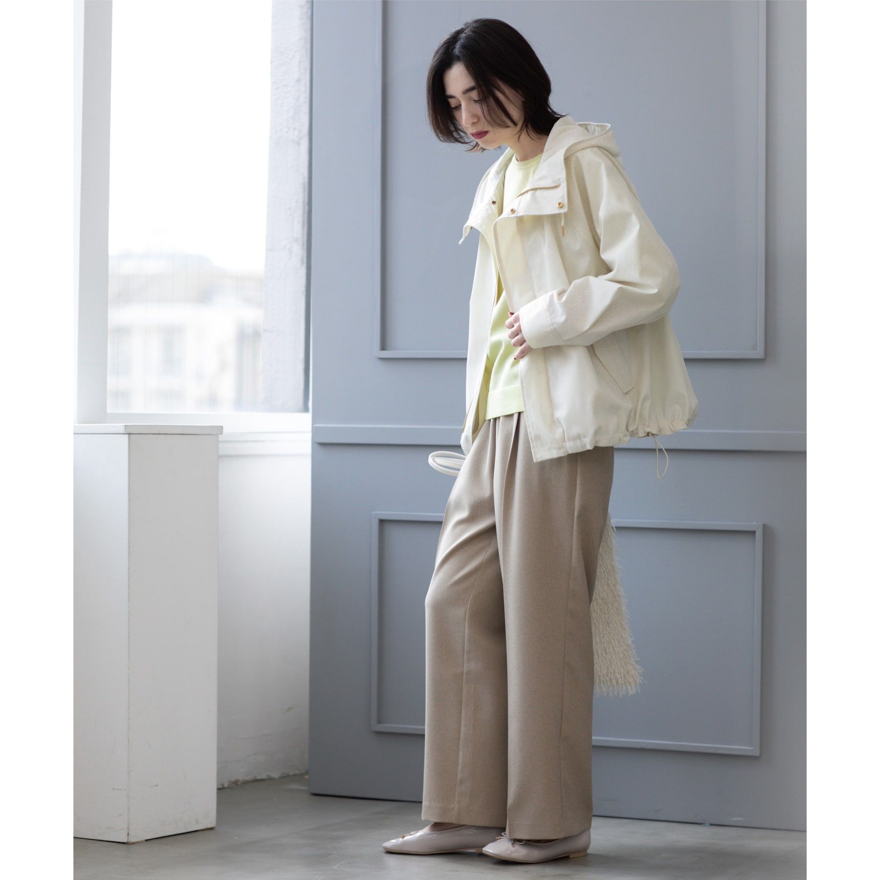 OPAQUE.CLIP「《SS-LLsize》美脚ストレッチイージーワイドパンツ【洗濯機洗い可/防シワ】」|その他|