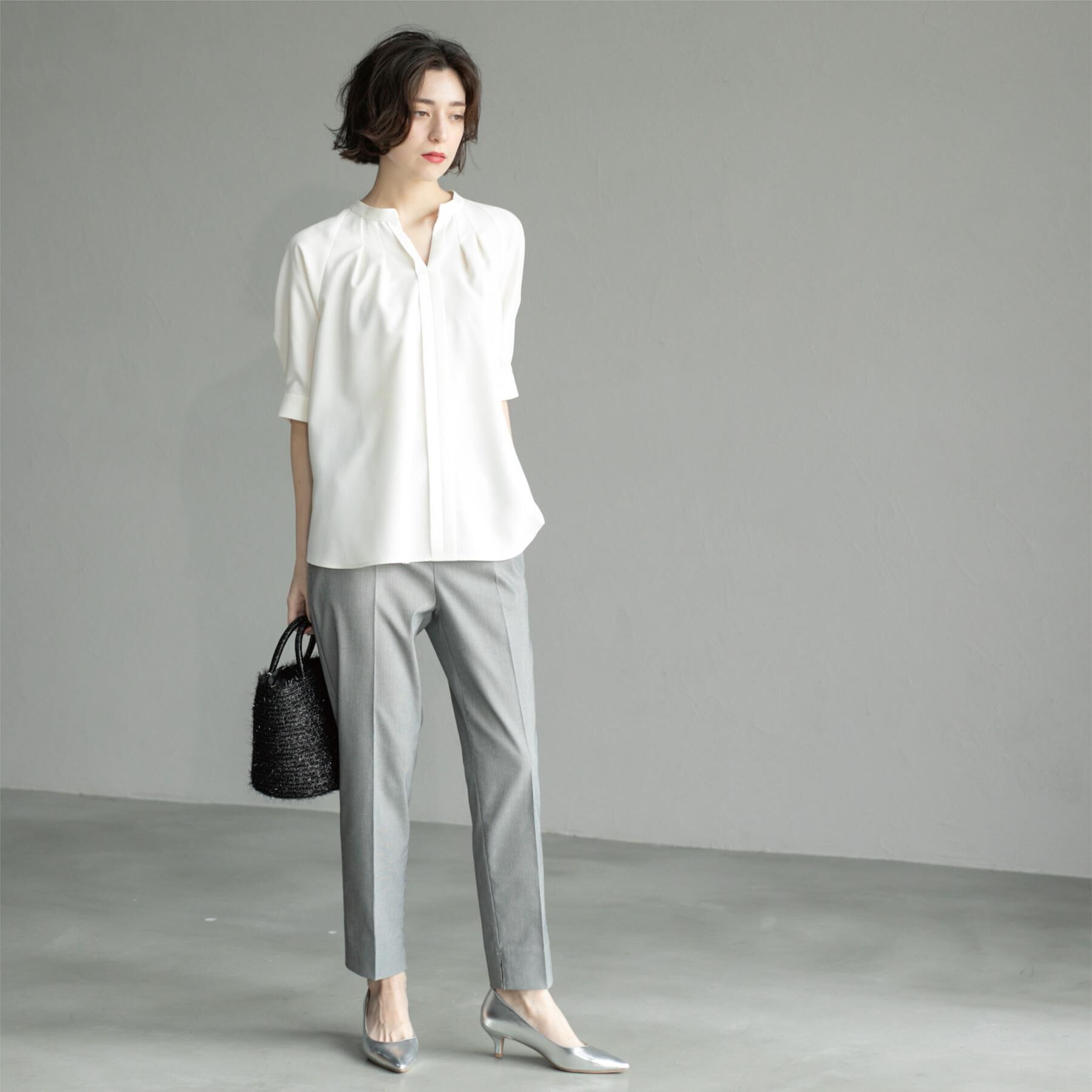 OPAQUE.CLIP「ハイストレッチイージースティックパンツ【洗濯機洗い可】」|その他|