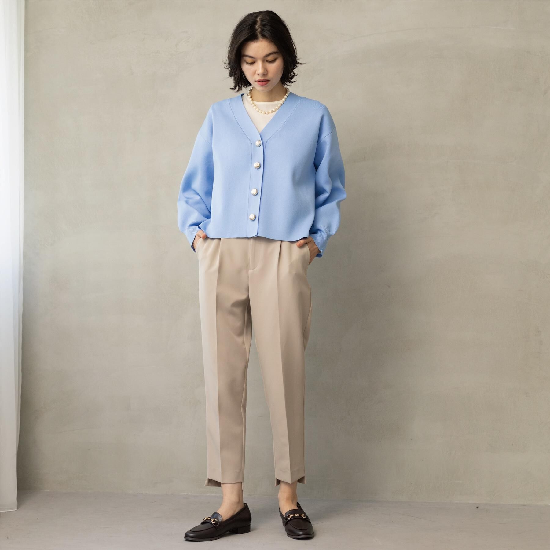 OPAQUE.CLIP「ステップヘムテーパードパンツ／セットアップ対応可【洗濯機OK】」|その他|