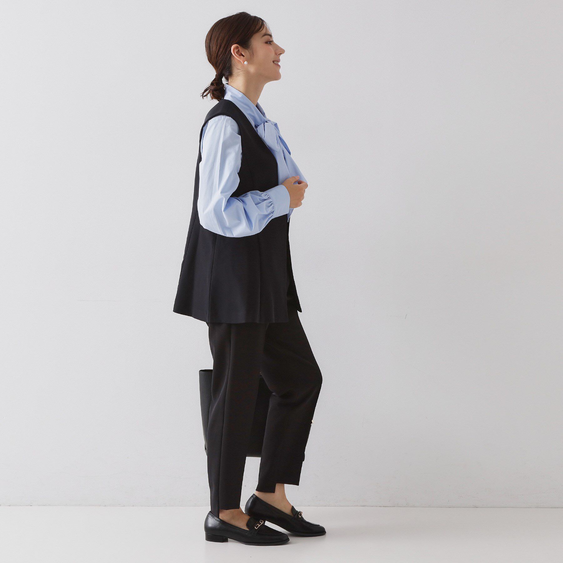 OPAQUE.CLIP「ステップヘムテーパードパンツ／セットアップ対応可【洗濯機OK】」|その他|