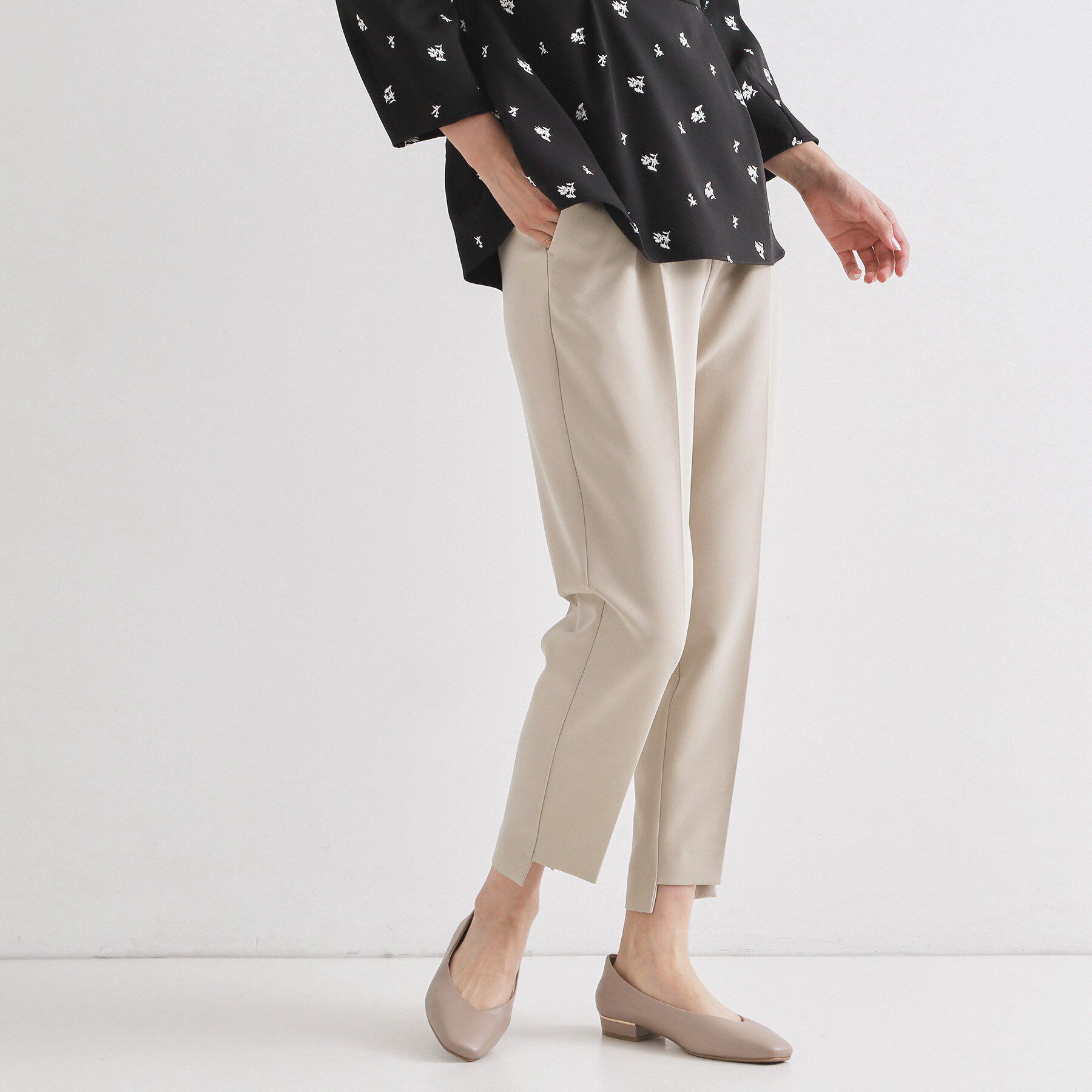 OPAQUE.CLIP「ステップヘムテーパードパンツ／セットアップ対応可【洗濯機OK】」|その他|