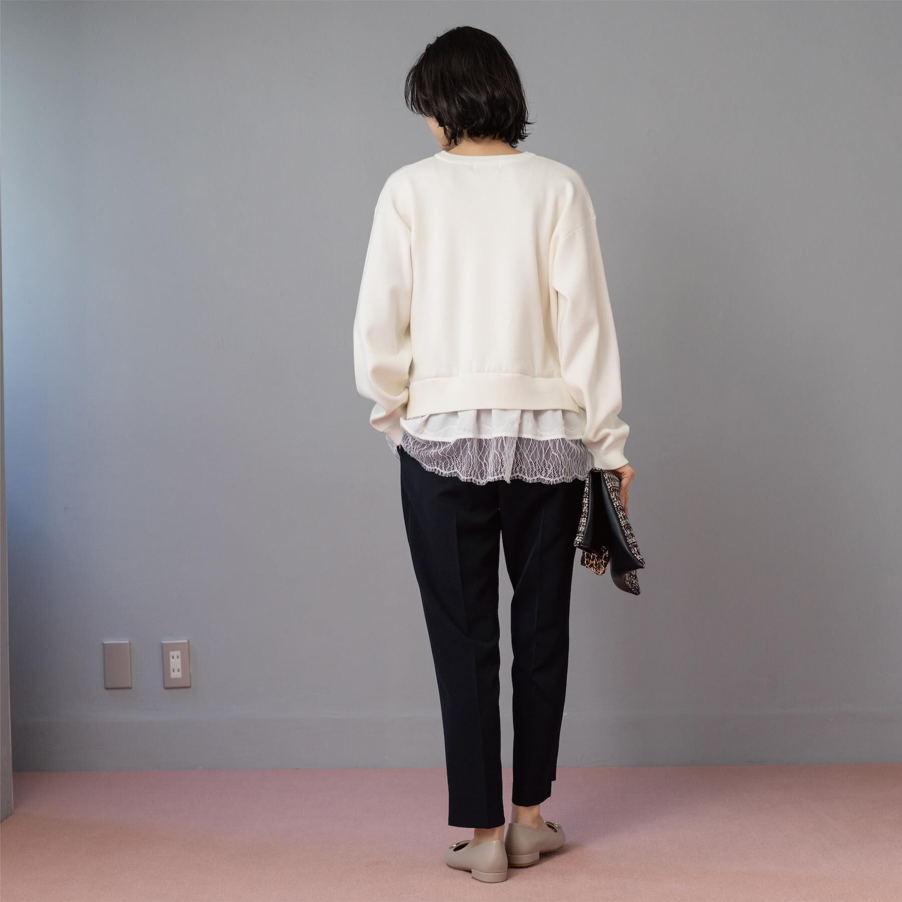 OPAQUE.CLIP「ステップヘムテーパードパンツ／セットアップ対応可【洗濯機OK】」|その他|