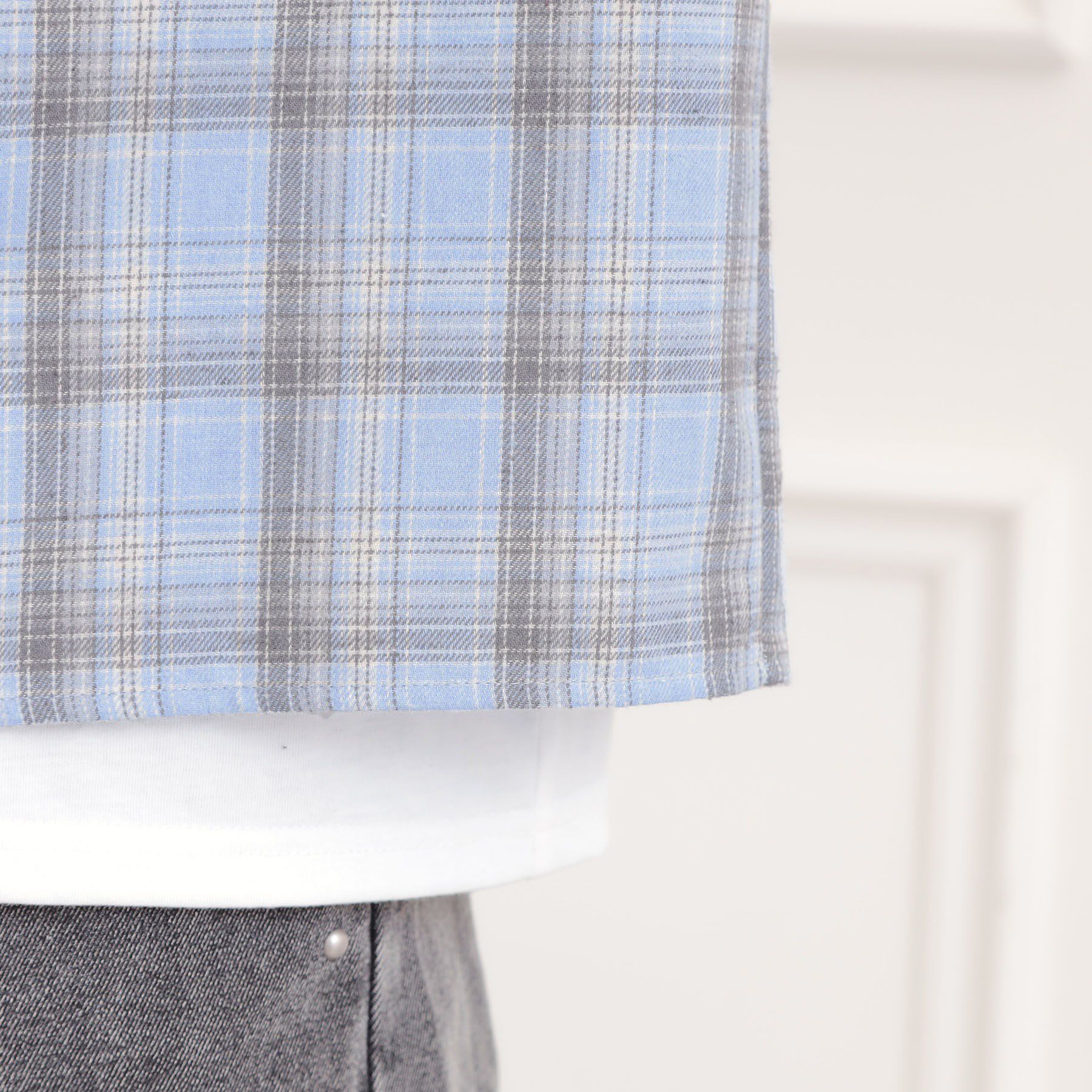 PINK-latte「【セットアイテム】起毛チェックシャツ＋ロンT」|その他|