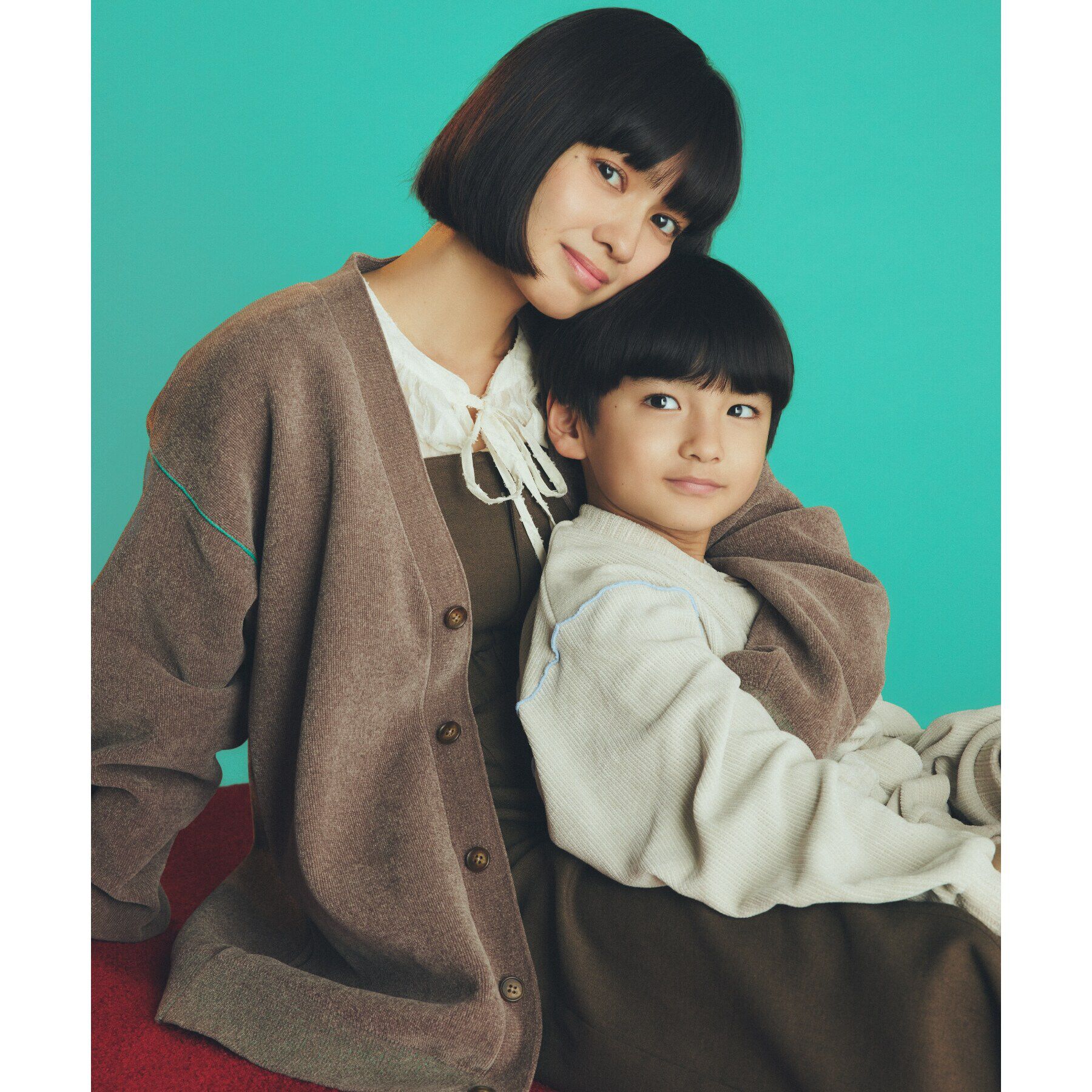 THE SHOP TK「【ハグするニット】モールニットカーディガン 親子リンク/ユニセックス」|カーディガン|