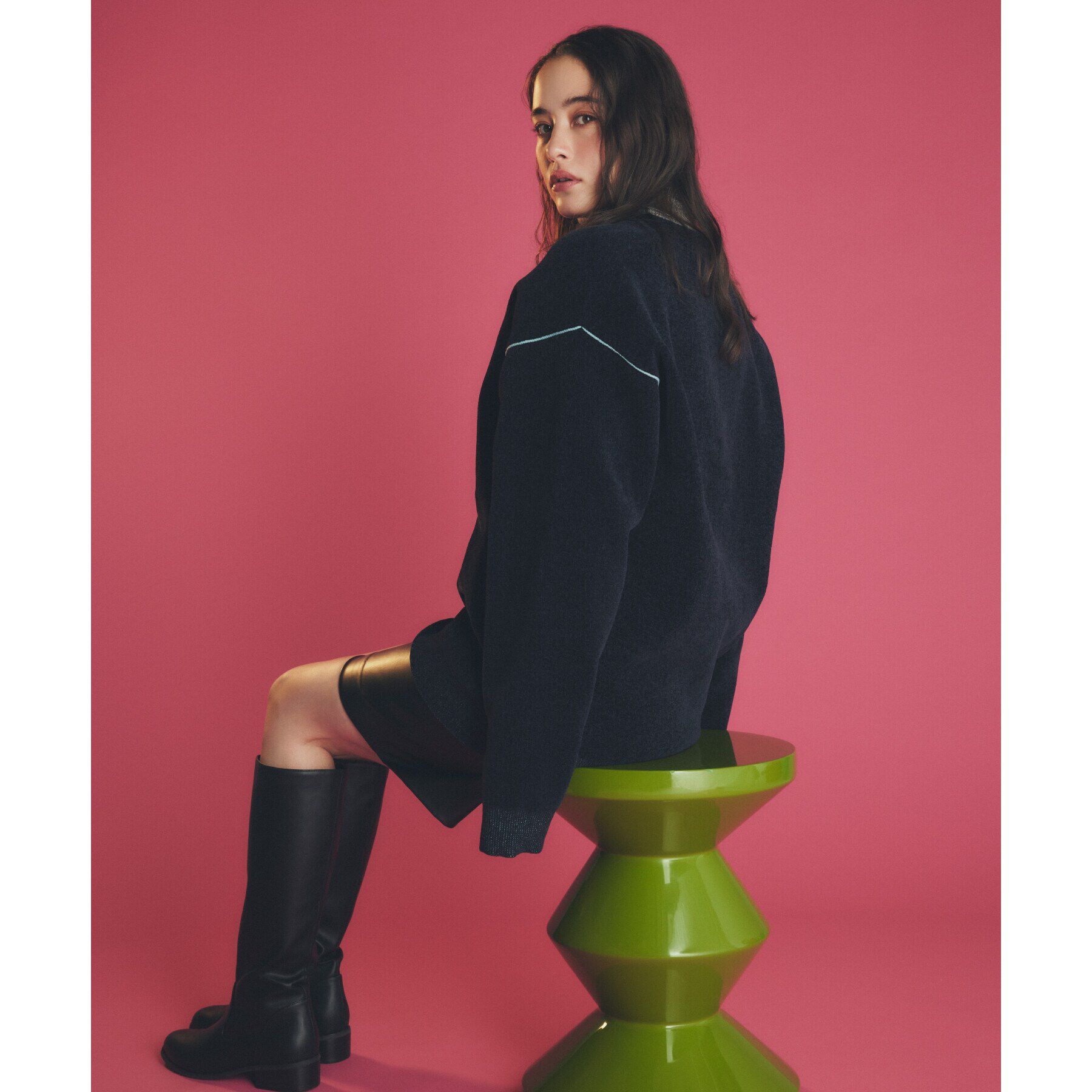 THE SHOP TK「【ハグするニット】モールニットカーディガン 親子リンク/ユニセックス」|カーディガン|