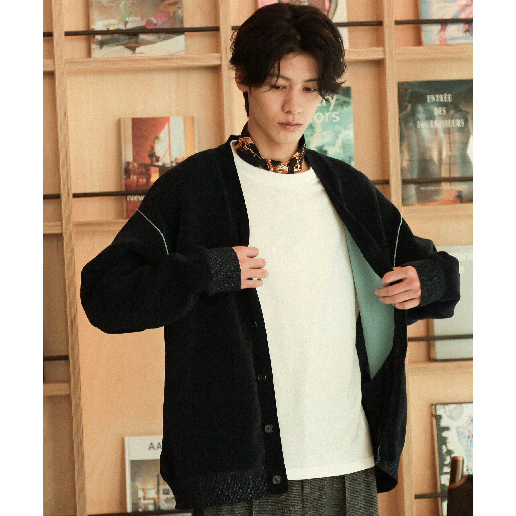 THE SHOP TK「【ハグするニット】モールニットカーディガン 親子リンク/ユニセックス」|カーディガン|